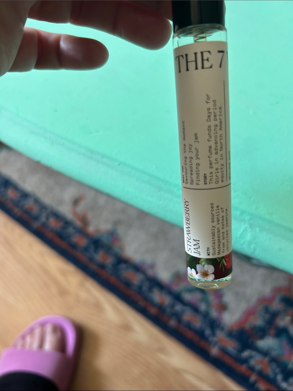 Strawberries & Cream Roll-On Perfume Oil - Pink